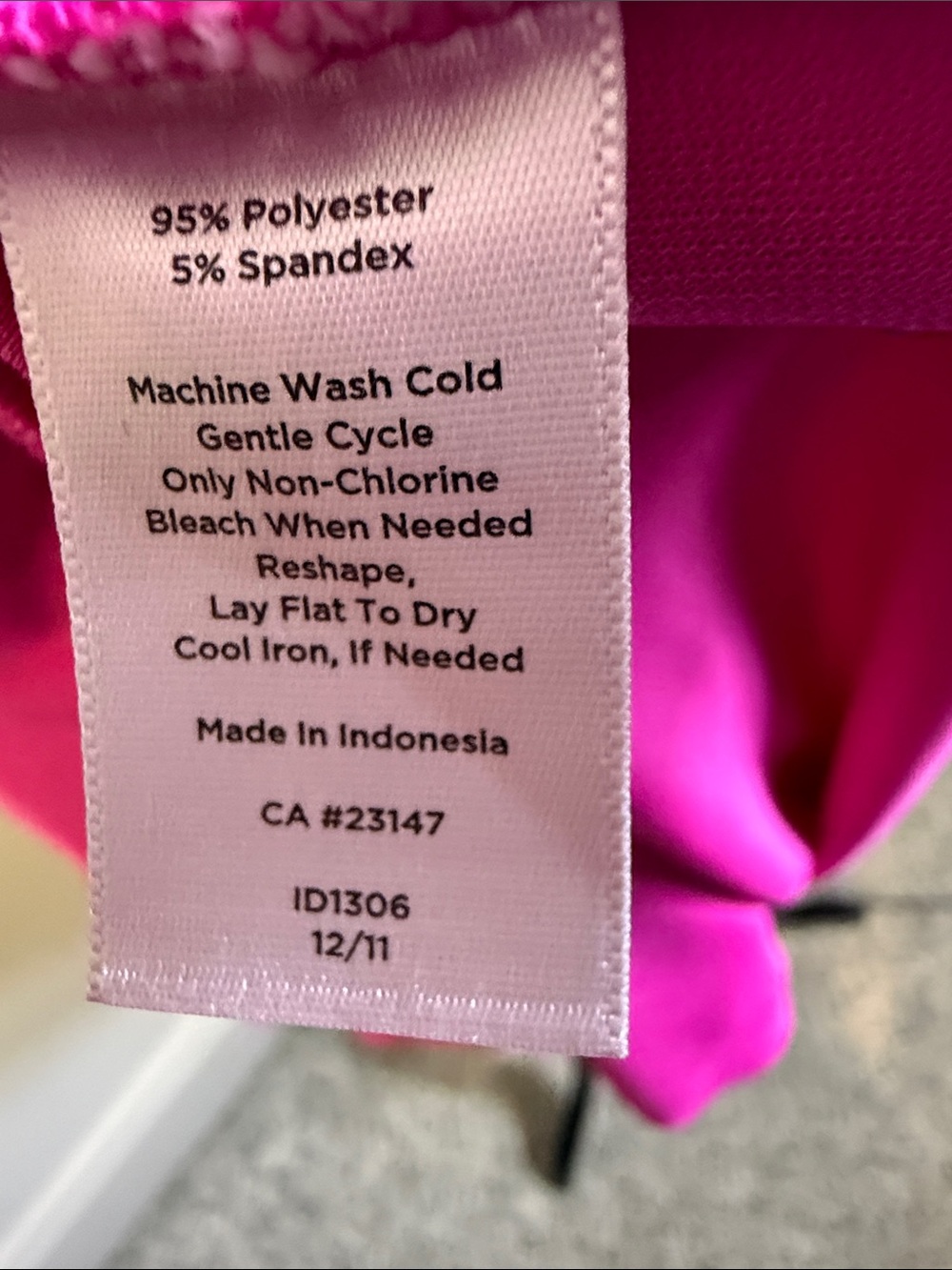 Talbots Woman Draped Surplice V-Neck Dress in Hot Pink Fuchsia Sz 1X - Picture 7 of 8